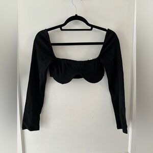 Underwire crop top